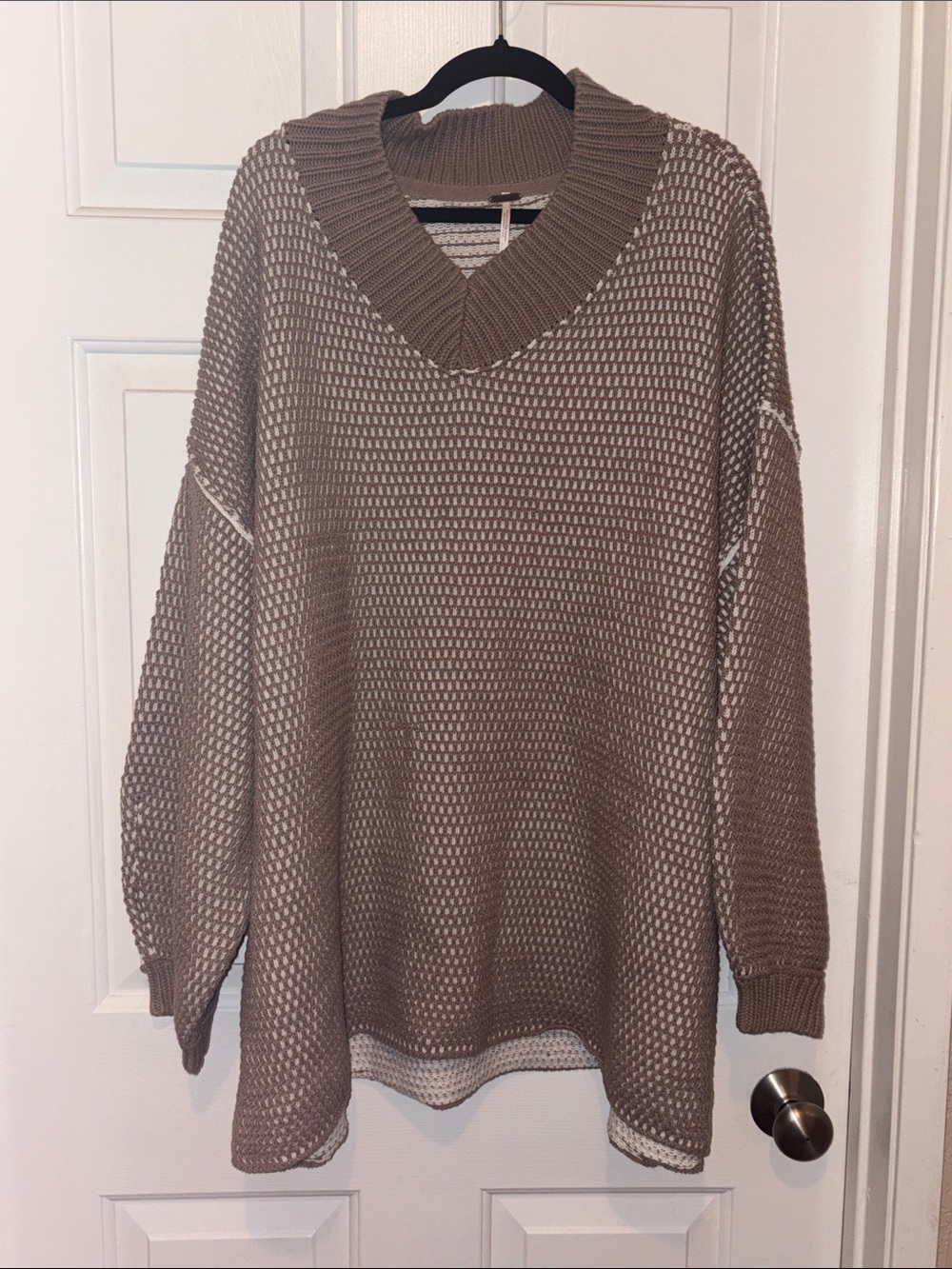 Free People Maisie Two-Tone Sweater